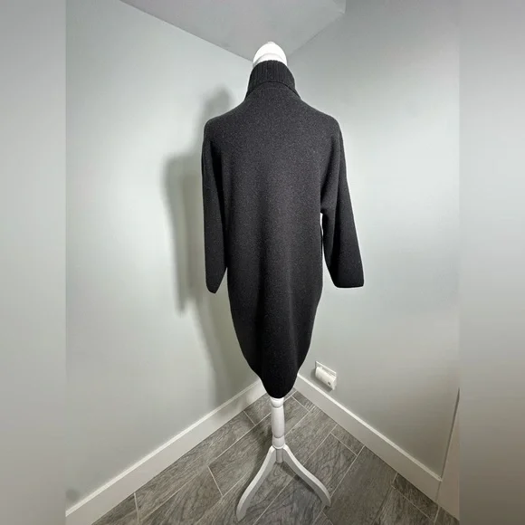 Pomander Place Vivianne Black Sweater Turtleneck Dress Size Medium - Picture 8 of 17